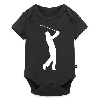 Golf Golfer Golfer Golf Course - Baby Premium short-sleeve bodysuit - black - Front