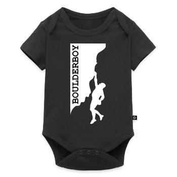 Boulderboy - Baby Premium short-sleeve bodysuit - black - Front