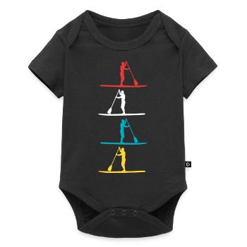 Stand Up Paddling SUP Surfer Cadeau - Body à manches courtes Premium Bébé - noir - Devant