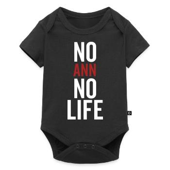 No Ann No Life - Baby Premium short-sleeve bodysuit - black - Front