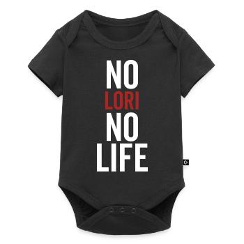 No Lori No Life - Baby Premium short-sleeve bodysuit - black - Front