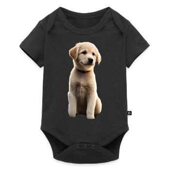 dog - Baby Premium short-sleeve bodysuit - black - Front