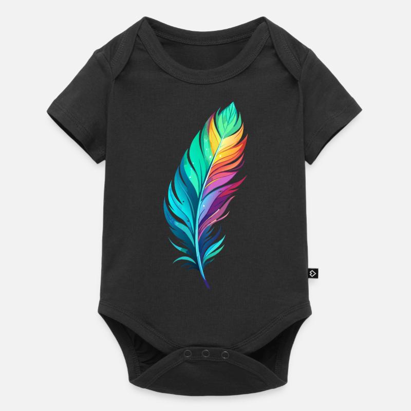 PLUME - Body à manches courtes Premium Bébé - noir