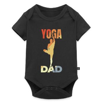 Yoga Father - Baby Premium short-sleeve bodysuit - black - Front