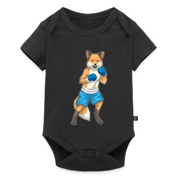 Fuchs Boxer Boxing Gloves Boxing - Baby Premium short-sleeve bodysuit - black - Front