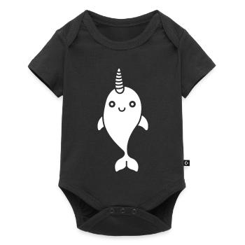narval - Body à manches courtes Premium Bébé - noir - Devant