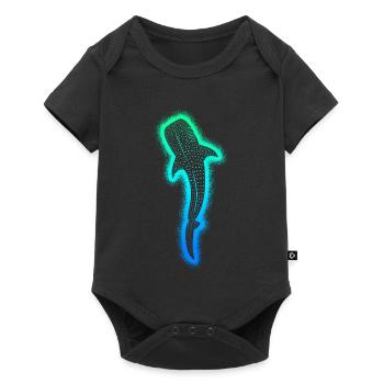 Requins-baleines Enfants Hommes Garçons Requin-baleine - Body à manches courtes Premium Bébé - noir - Devant