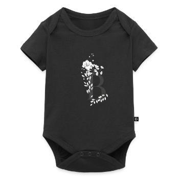 Letter B - Baby Premium short-sleeve bodysuit - black - Front