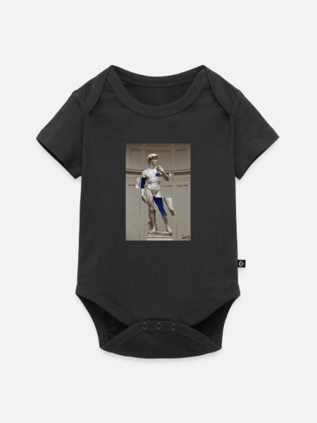 David Michelangelo Sternenhimmel - Baby Premium Kurzarmbody - Schwarz