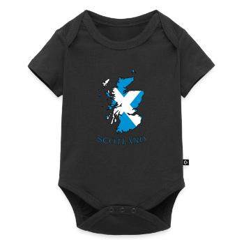 ecosse pays - Body à manches courtes Premium Bébé - noir - Devant