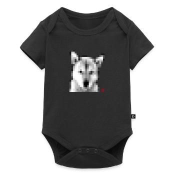 Jindo Mosaic mL - Baby Premium short-sleeve bodysuit - black - Front