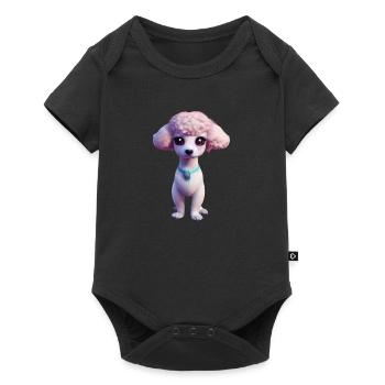Caniche Dog - Caniche - Body à manches courtes Premium Bébé - noir - Devant