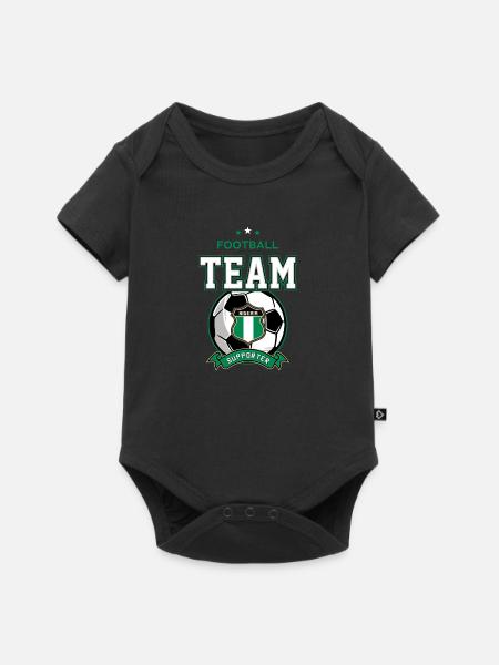 Nigeria - Baby Premium Kurzarmbody - Schwarz