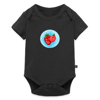 Strawberry Love - Baby Premium short-sleeve bodysuit - black - Front