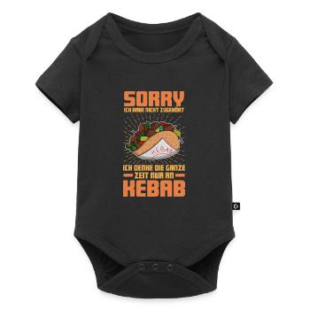 Désolé je n’ai pas écouté street food kebab - Body à manches courtes Premium Bébé - noir - Devant