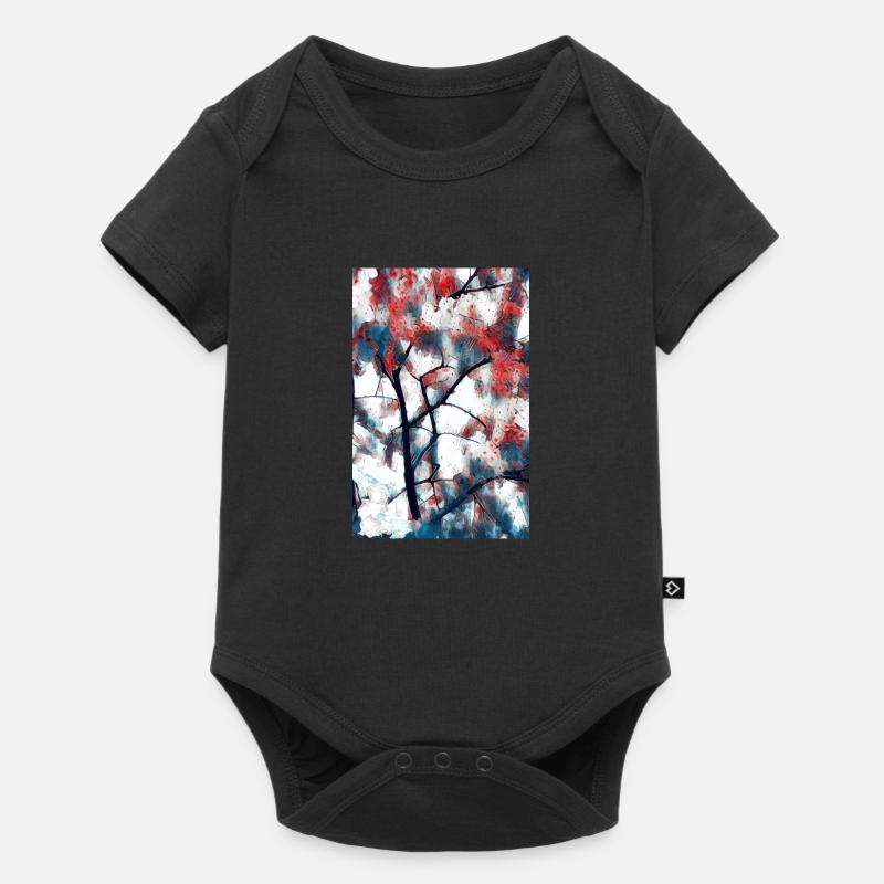 fraicheur - Body à manches courtes Premium Bébé - noir