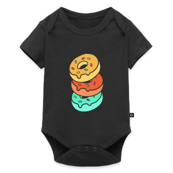 Bagel - Baby Premium short-sleeve bodysuit - black - Front