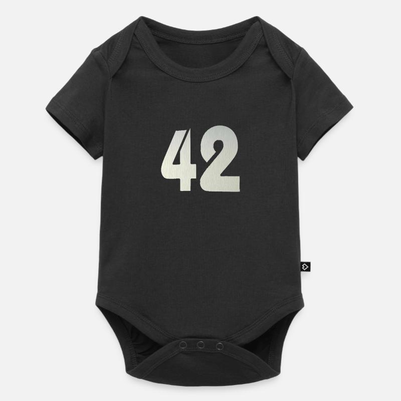 42 - Body à manches courtes Premium Bébé - noir