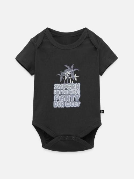 Zypern - Baby Premium Kurzarmbody - Schwarz
