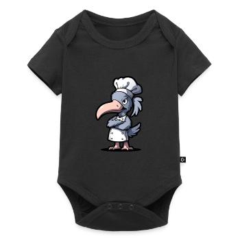 Shoebill cook - Baby Premium short-sleeve bodysuit - black - Front