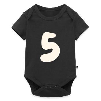 5 - Baby Premium short-sleeve bodysuit - black - Front