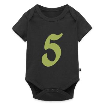 5 - Baby Premium short-sleeve bodysuit - black - Front