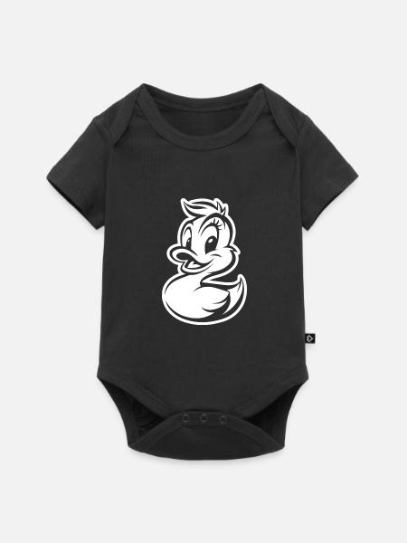 Ente Enten - Baby Premium Kurzarmbody - Schwarz