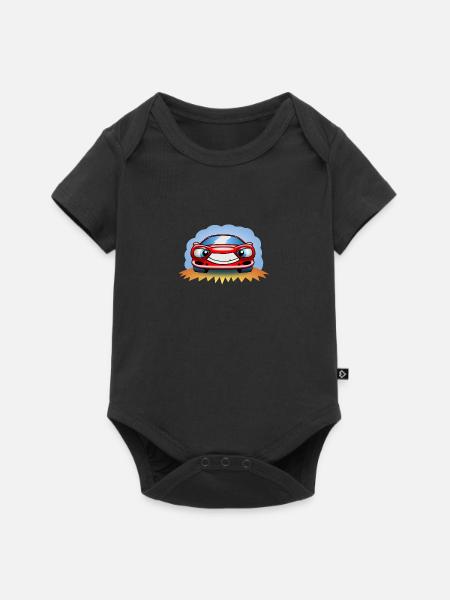 Racing car - Baby Premium short-sleeve bodysuit - black