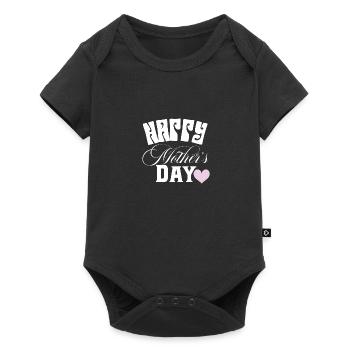 Happy mother's day - Baby Premium short-sleeve bodysuit - black - Front