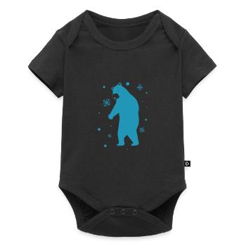 Ours - Panda Forêt Nature Liberté Sauvage - Body à manches courtes Premium Bébé - noir - Devant