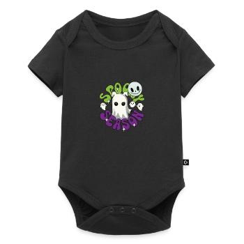 Spooky Season Halloween Ghosts Ghosts - Baby Premium short-sleeve bodysuit - black - Front