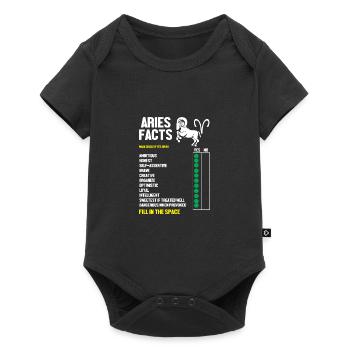 Zodiac sign Aries - Baby Premium short-sleeve bodysuit - black - Front