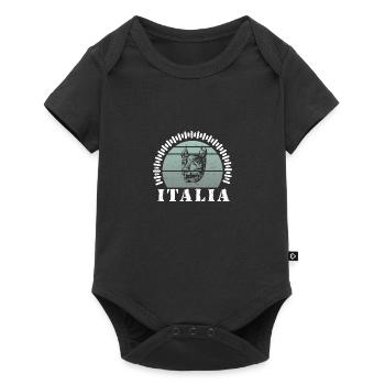 Lupa Capitolina Wolf Rom Italien Geschichte - Baby Premium Kurzarmbody - Schwarz - Vorne
