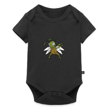 Sauterelle Dabbing Dab style vintage grunge - Body à manches courtes Premium Bébé - noir - Devant