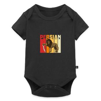 Persia Persian Lion Sun Iran History - Baby Premium short-sleeve bodysuit - black - Front