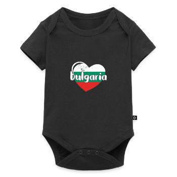 Bulgaria National Flag Balkan Sofia Holiday - Baby Premium short-sleeve bodysuit - black - Front