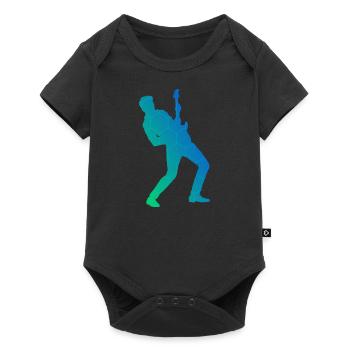 electronic guitar Guitar Electric guitar Guitar - Baby Premium short-sleeve bodysuit - black - Front
