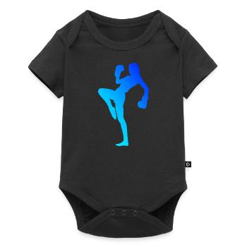 Men's Kickboxing Boxing Kickboxing Kickboxer - Baby Premium short-sleeve bodysuit - black - Front