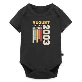 August 2003 - Birthday Gift August 2003 August - Baby Premium short-sleeve bodysuit - black - Front