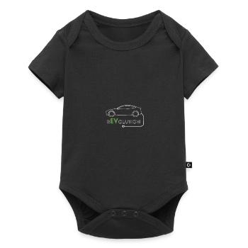 electric rEVolution - Baby Premium short-sleeve bodysuit - black - Front