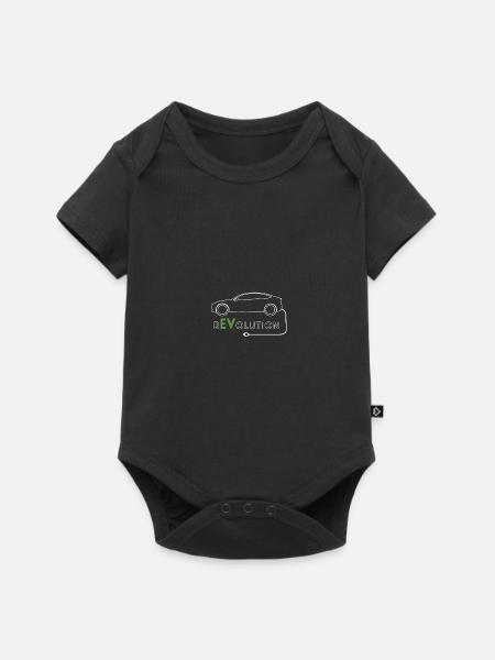 elektrische rEVolution - Baby Premium Kurzarmbody - Schwarz