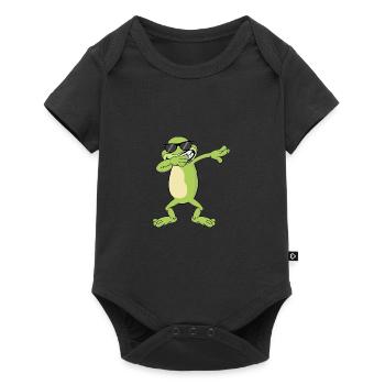 Grenouille Dabbing Dab Gift - Body à manches courtes Premium Bébé - noir - Devant