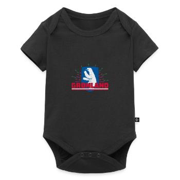 Tupilaq Grönland Thulemand Dänemark Inuit - Baby Premium Kurzarmbody - Schwarz - Vorne