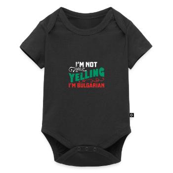 Bulgaria Origin Balkans Sofia Holidays Travel - Baby Premium short-sleeve bodysuit - black - Front