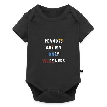 Sensibilisation à l’allergie aux arachides et aux noix - Body à manches courtes Premium Bébé - noir - Devant