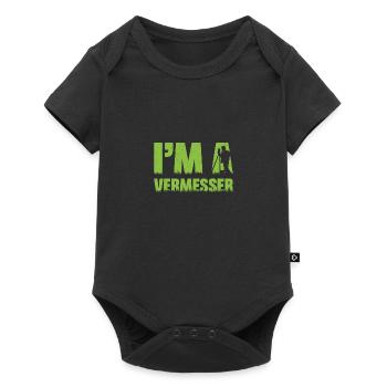 Geodäsie Vermessung Techniker Beruf Spruch - Baby Premium Kurzarmbody - Schwarz - Vorne