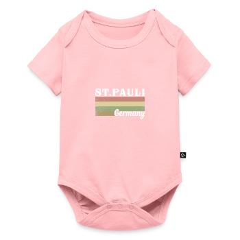 Sankt Pauli Moin German Norddialekt Hamburg - Baby Premium short-sleeve bodysuit - rose - Front