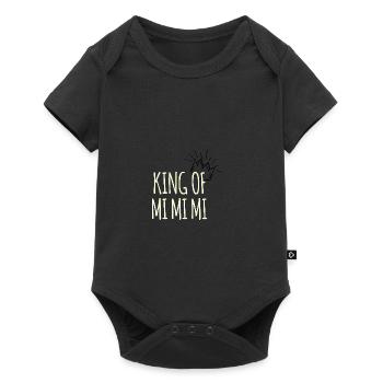 king of mimimi Funny whining humor - Baby Premium short-sleeve bodysuit - black - Front
