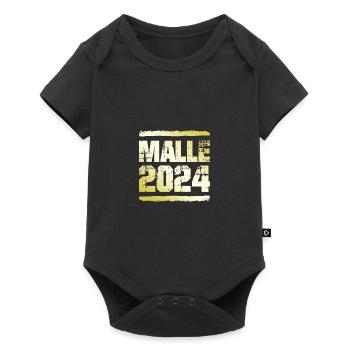 Malle 2024 Or - Body à manches courtes Premium Bébé - noir - Devant