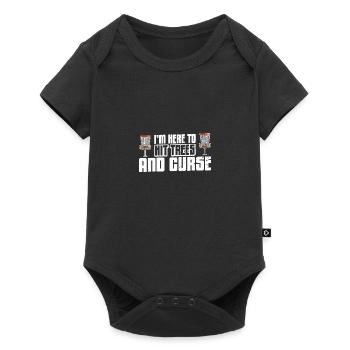 Frisbee Discgolf Disc Golf Sport Throwing - Baby Premium short-sleeve bodysuit - black - Front